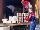 Сбор гуманитарной помощи для беженцев из ДНР и ЛНР
